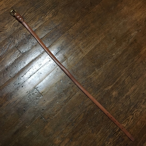 Coach Leather Belt. Made of cowhide and brass - Picture 9 of 16